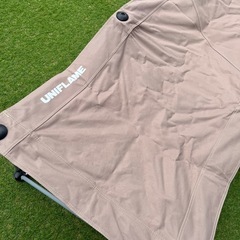 キャンプ　ユニフレーム　コット　寝袋の画像