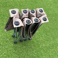 キャンプ　ユニフレーム　コット　寝袋の画像