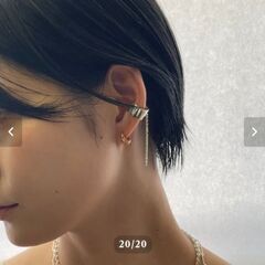 nanagu シルバー製 イヤーカフの画像