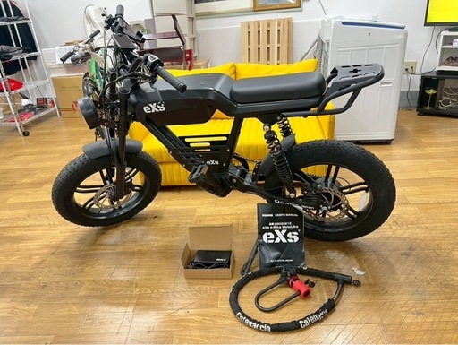 eXs e-Bike MotoLike 黒