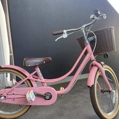 子供用自転車　18インチ　スポークアクセサリー付き　の画像