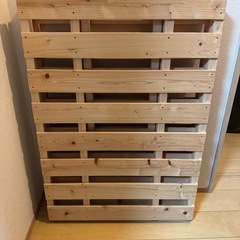 【美品】折りたたみ　すのこベッドの画像