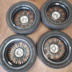 VELVA AGUDO ヴェルヴァ アグード アルミホイール タイヤ ４本セット 15  x 4 1/2 J  165/55R15 の画像