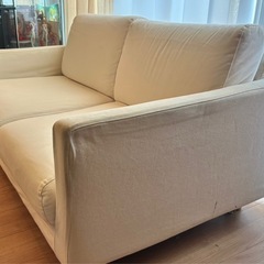 【期間限定出品】無印 ソファ スリムアーム 2シーターの画像