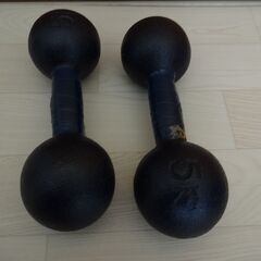 ダンベル5㎏　2個セットの画像
