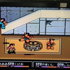 ファミコンソフト　熱血格闘伝説の画像