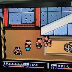 ファミコンソフト　熱血格闘伝説の画像