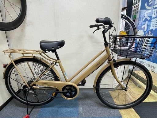 リユース品　ダイワサイクル　ルミナギア　26インチ　6段変速オートライト