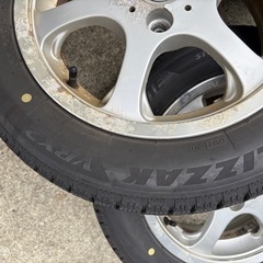 軽自動車 スタッドレスタイヤ ブリヂストンVRX2 155/65R14 ホイール付き！の画像