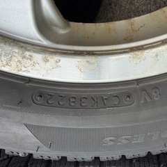 軽自動車 スタッドレスタイヤ ブリヂストンVRX2 155/65R14 ホイール付き！の画像