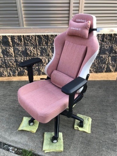 Gravina G ゲーミングチェア　コーラルピンク