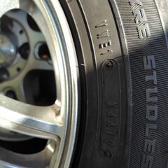 145/80r13  アルミホイール　スタッドレス　中古の画像