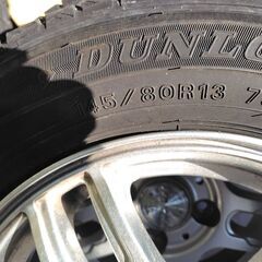 145/80r13  アルミホイール　スタッドレス　中古の画像
