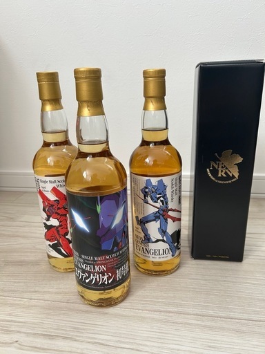 『新世紀エヴァンゲリオン』ラベル・ウイスキー／3本セット