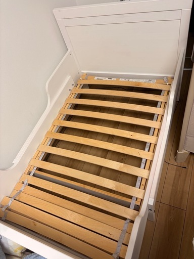 IKEA SUNDVIK ホワイト 子ども用ベッド 92x207cm
