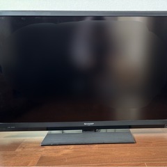 SHARP AQUOS 40インチTV＋BDレコーダー＋テレビ台セット 無料で引き取り希望の画像