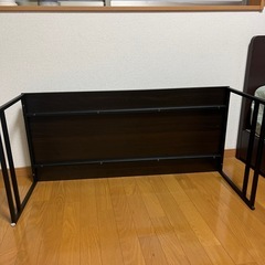  【美品】 ローテーブル木目調ブラウンの画像