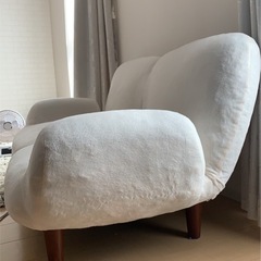 ニトリ　コンパクトローソファーの画像