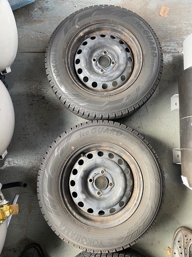 185/70R14 スタッドレスホイールセット2022年 (将也) 三本松口のタイヤ