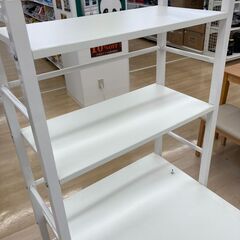 A-704【リユースのサカイ野々市店】ジモティ来店特価‼ システムデスク ホワイト クリーニング済みの画像