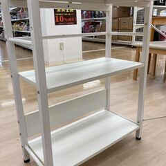 A-704【リユースのサカイ野々市店】ジモティ来店特価‼ システムデスク ホワイト クリーニング済みの画像