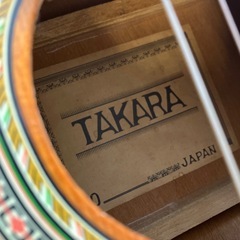 イ2512-003 TAKARA クラシック ギター ヴィンテージ キズ汚れ有り 弦一本無しの画像
