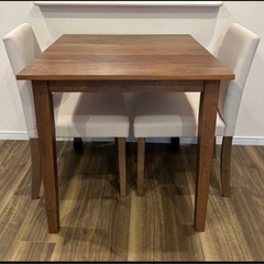 美品！ダイニングテーブル　3点セットの画像