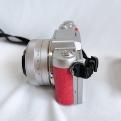 LUMIX GF7 ミラーレス 一眼 レトロ ピンク デジカメの画像