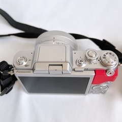 LUMIX GF7 ミラーレス 一眼 レトロ ピンク デジカメの画像