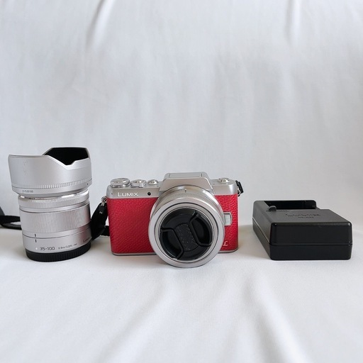 LUMIX GF7 ミラーレス 一眼 レトロ ピンク デジカメ