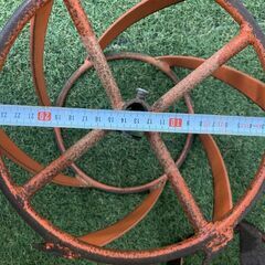 【売切御免！】985 鳥取県発 管理機用 かご鉄車輪 部品 パーツ 現状販売 広島 岡山 島根 兵庫 あぐり家鳥取中央店の画像