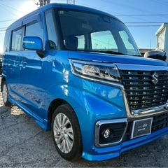 【支払総額42.8万円】h30年式スペーシアカスタムHV車検令和9年12月機関良好 内外装良好 修復歴無し 不具合無し！高年式に勝るもの無し♩の画像