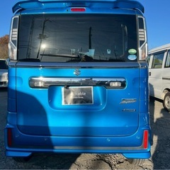 【支払総額42.8万円】h30年式スペーシアカスタムHV車検令和9年12月機関良好 内外装良好 修復歴無し 不具合無し！高年式に勝るもの無し♩の画像