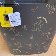  おさるのジョージ バケット ランドリーバスケット 収納カゴの画像