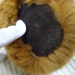 ( E-73 )Faviora ファビオラ 耳当て イヤーカフ イヤーウォーマー ブラウン ボア フリーサイズ 中古の画像