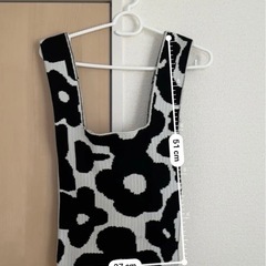 花柄トートバッグの画像