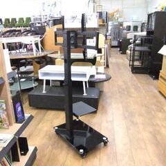 ③ Perlegear テレビスタンド キャスター付き 壁寄せTV台 TVスタンド ハイタイプ テレビ台 テレビボード 札幌市厚別区 厚別店の画像