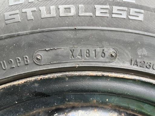 ジムニー純正ホイール　スタッドレス付き4本セット