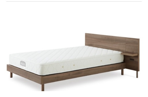 【美品】ニホンベッド カラーノ ベッドフレーム（シングルサイズ）＋サイドテーブル（未使用）