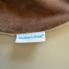 queen rose 授乳クッション U字型 クリーム・ブラウンの画像