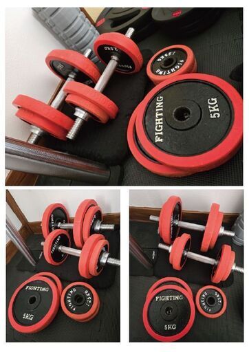 パワーリフティング BIG3 筋トレセット 競技用公式バーセット 良品