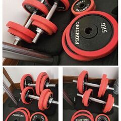 パワーリフティング BIG3 筋トレセット 競技用公式バーセット 良品 ホームジム の画像