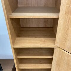 A-710【リユースのサカイ野々市店】ジモティ来店特価‼ 収納棚 木製 木目調 ブラウン クリーニング済みの画像