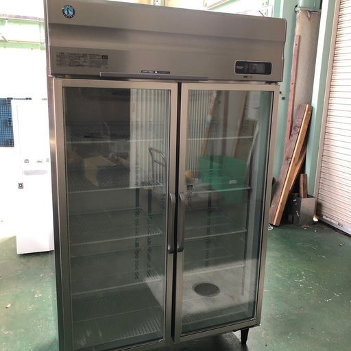 FS-120AT3 【ホシザキ】リーチイン冷凍ショーケース 幅1200×奥行650×高さ1970(～2000)(mm) 電源(2電源必要):三相200V     21年制