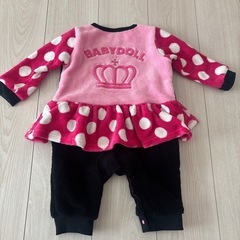 ベビードール　ミニーちゃんロンパース　フリーサイズ
　の画像