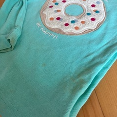 【おまけ】GAP 90ドーナツ刺繍 Tシャツ 水色の画像