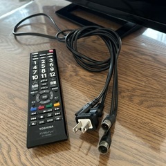 値下げTOSHIBA REGZA 24型 2019年 TVの画像