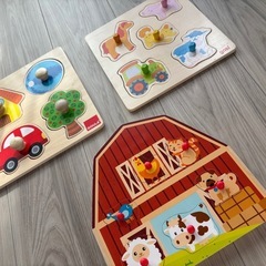 ドイツ購入品　木製パズル　サウンド付　ありの画像