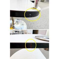 麻雀サイドテーブル　灰皿付き　円盤脚　F-FA-814-1128A　「オフィス家具のワンツーマート」の画像