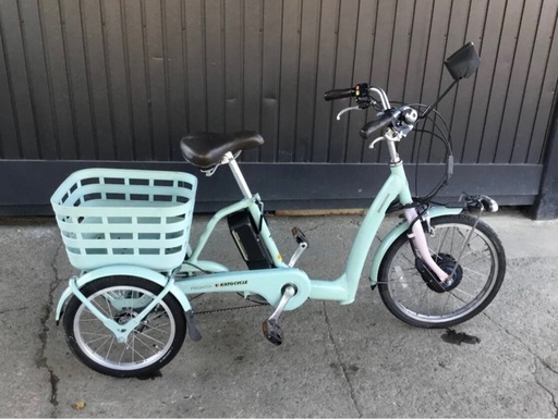 h-235△ q 岐阜発/ブリジストン/電動アシスト三輪自転車/スイングなし/3段変速/バッテリー6.0Ah/充電器なし/走行確認/現状品/管25s/ R7.11/26 △